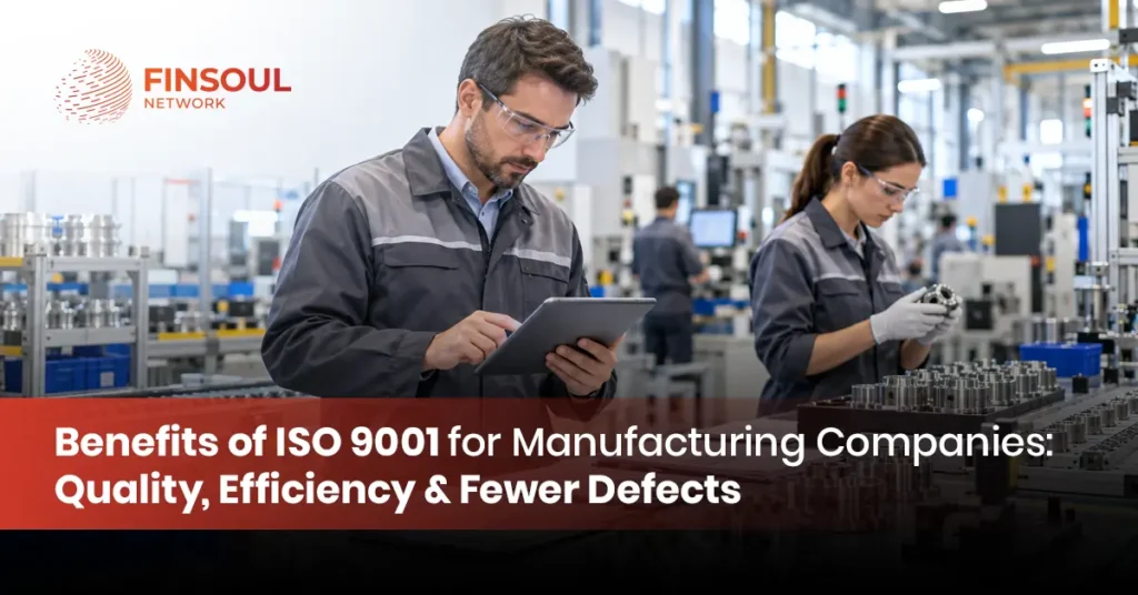 benefits of ISO 9001 for manufacturing